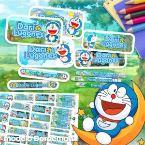 Doraemon - Etiquetas Personalizadas