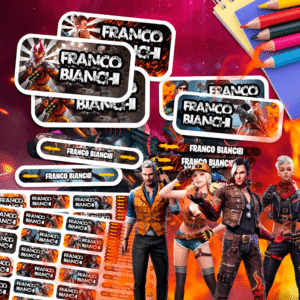 Free Fire - Etiquetas Personalizadas