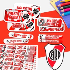River Plate - Etiquetas Personalizadas