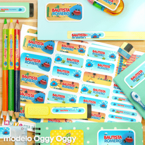 Oggy Oggy - Etiquetas Personalizadas