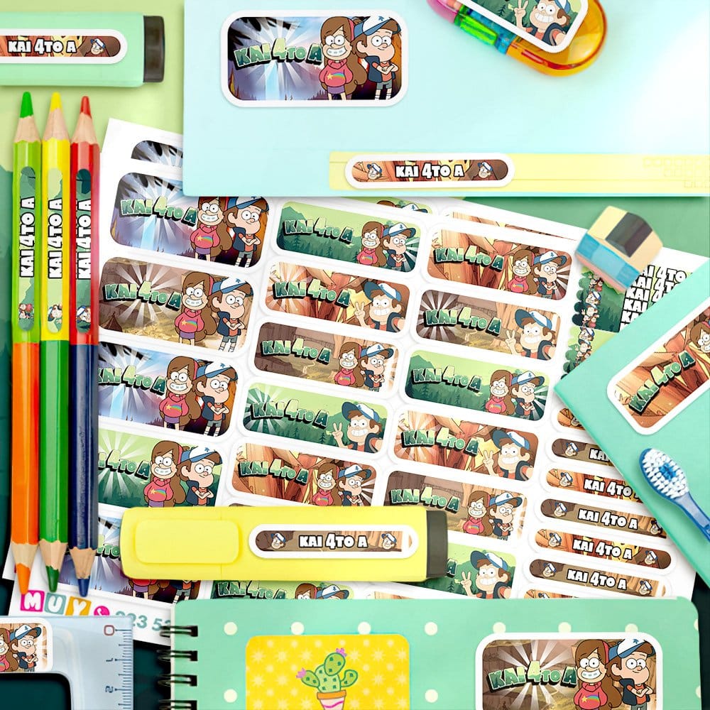 Gravity Falls - Etiquetas Personalizadas - Imagen 4