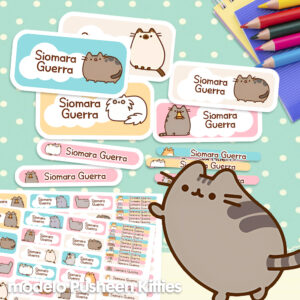 Pusheen Kitties - Etiquetas Personalizadas