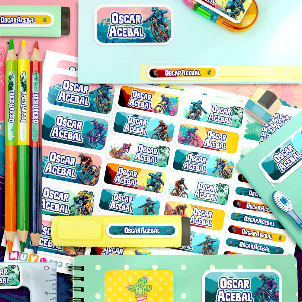 Mountain Bike - Etiquetas Personalizadas - Imagen 2